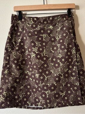 Vintage Isis Gorpcore Athletic Wrap Skort Brown Green Size XS